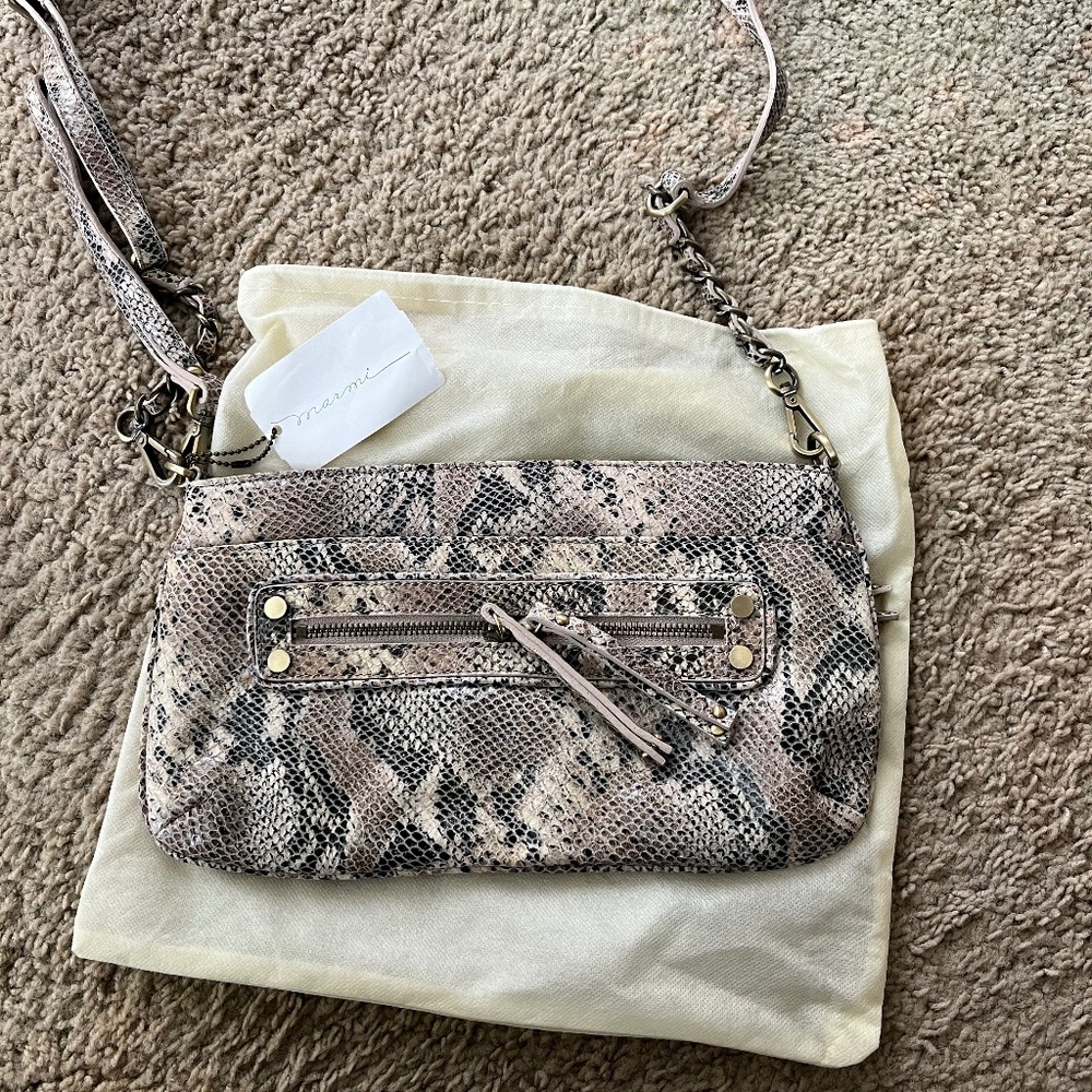 Chez by Cheryl Nat Python Handbag